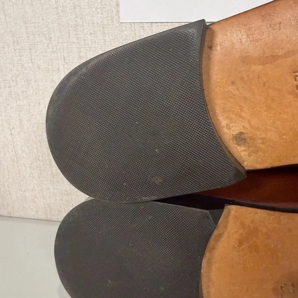 Bill Blass Men's Leather Loafers Brown‎ Size 12 D